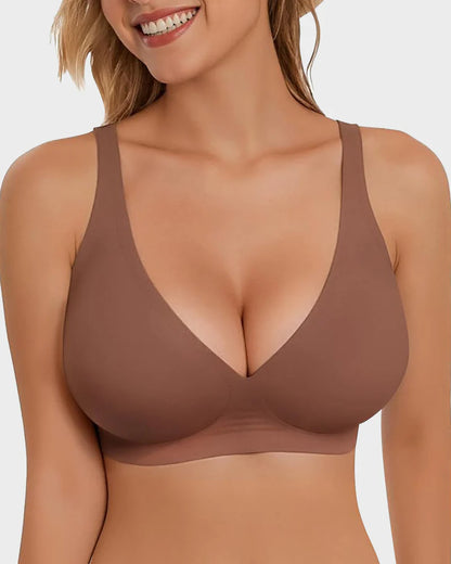 Seamless Deep-V Push-Up Wireless Bra 2.0