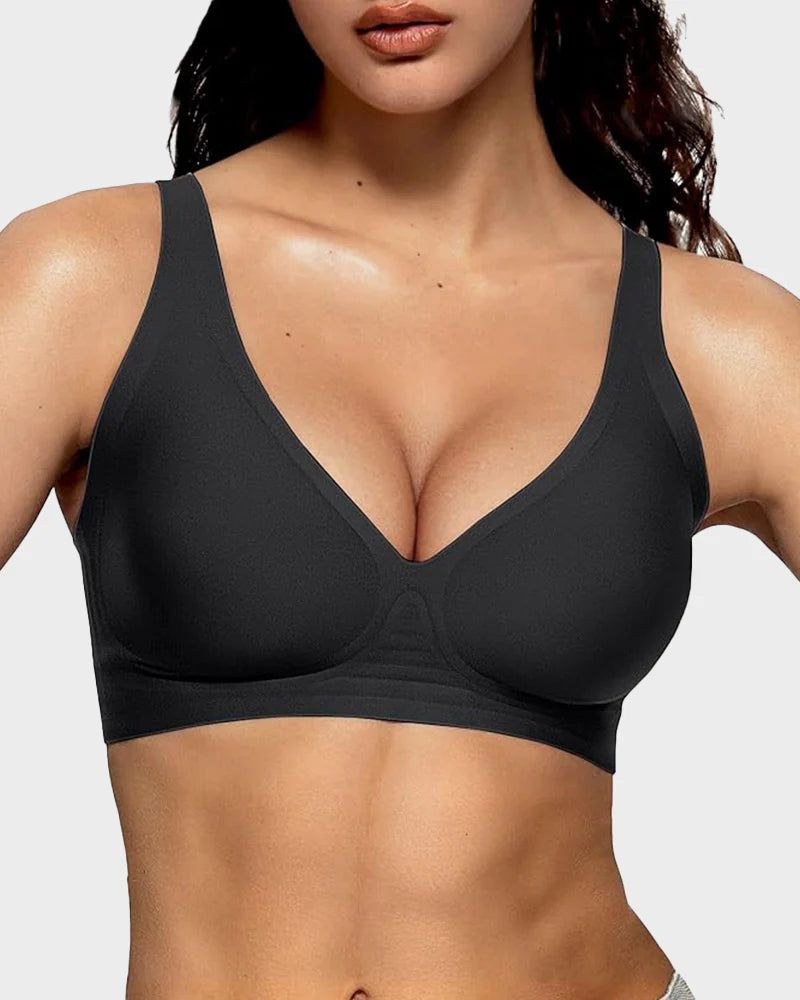 Seamless Deep-V Push-Up Wireless Bra 2.0