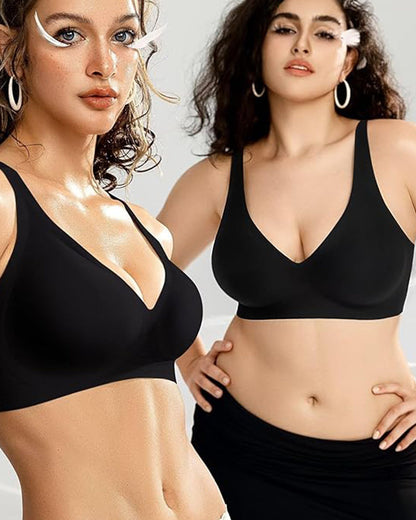 Seamless Deep-V Push-Up Wireless Bra 2.0