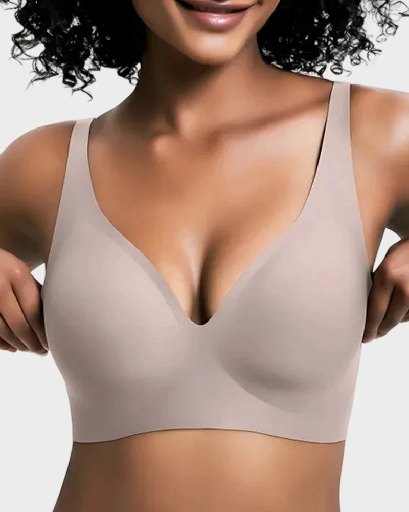 Seamless Deep-V Push-Up Wireless Bra 2.0