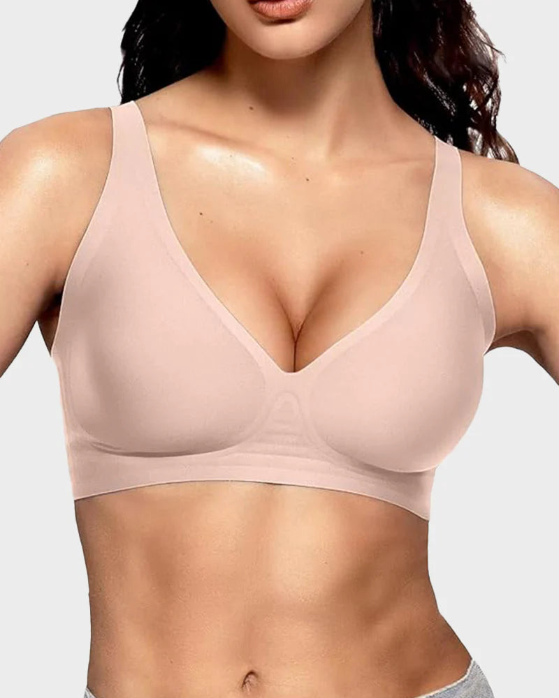 Seamless Deep-V Push-Up Wireless Bra 2.0